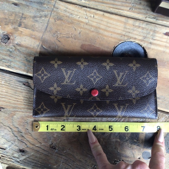 💥SOLD💥LV in BOX! Long Wallet Portefeuille Emilie M60136 Browns Monogram - Picture 14 of 16